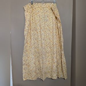 Able The Lable Harper Tiered Maxi Skirt, Size:3X